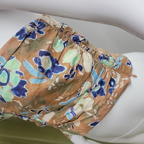 Wilfred Linen strapless Fatale Top Aritzia Sizs 10 - Picture 3 of 9